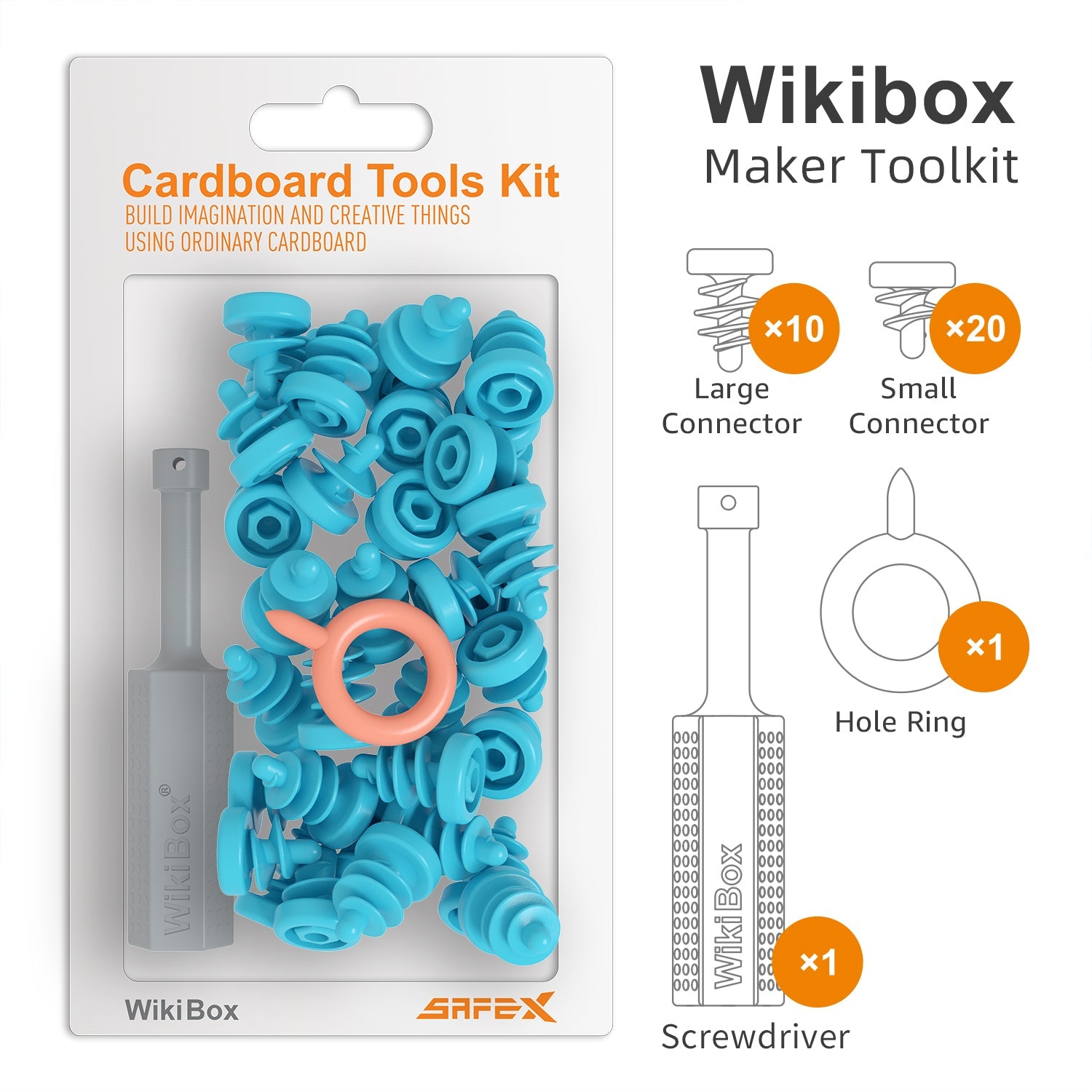 Wikibox Maker Toolkit - Cardboard Connectors